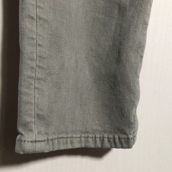 American Eagle Mens Jeans 30 W Gray Wash AirFlex Patched Move-Free Slim Grunge - Picture 4 of 12